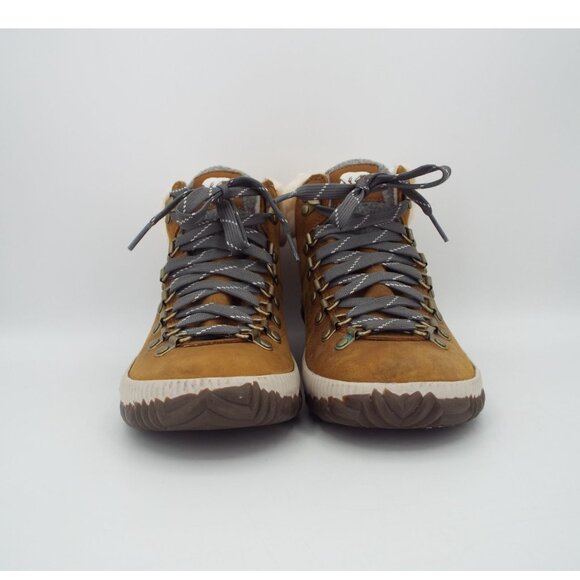 Sorel Out N About NL3404-286 Tan Leather Faux Fur Waterproof Booties Size 6.5 - Picture 6 of 10